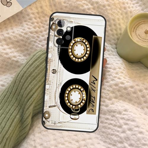 Retro-Kassetten-Telefonhülle für Samsung Galaxy A34 A54 A14 A13 A12 A32 A52 A22 A72 A31 A51 A71 A52S A53 Cover, C6, für Samsung A34 5G von NOBAA
