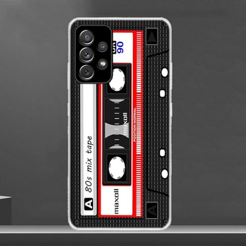 Retro Side Old Tape Kassette Handyhülle für Samsung Galaxy A12 A13 A14 A22 A23 A24 A32 A33 A34 A52 A53 A54 A72 A73 A02S, C3, für A23 Retro Side Old Tape Kassette Handyhülle für Samsung Galaxy A12 A13 A14 A22 A23 A24 A32 A33 A34 A52 A53 A54 A72 A73 A02S, C3, für A23 von NOBAA