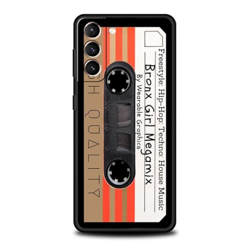 Vintage Kassetten-Handyhülle für Samsung Galaxy S23 S22 S20 S21 FE Note 20 10 Ultra S10 S10E M22 M32 Plus Cover, A4, für S20 von NOBAA