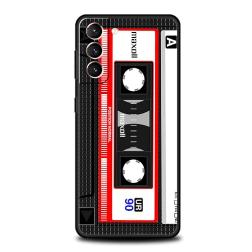 Vintage Kassetten-Handyhülle für Samsung Galaxy S23 S22 S20 S21 FE Note 20 10 Ultra S10 S10E M22 M32 Plus Cover, A7, für S23 von NOBAA