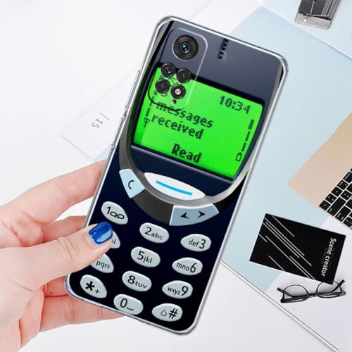 Vintage-Kassetten-Telefonhülle für Xiaomi für Redmi Note 11 Pro 9 12 5G 10 A2 K40 9S 11E, weiche Silikon-Rückseite, C1, für Note 12 5G von NOBAA