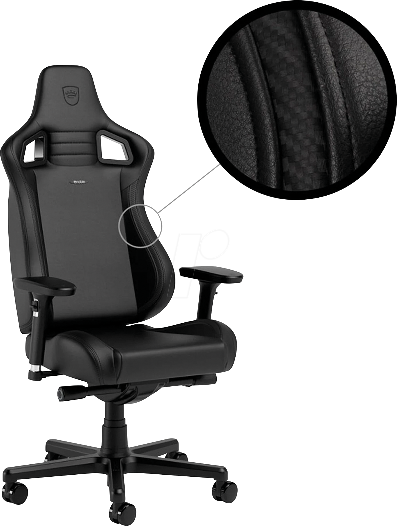 NBL-ECC-PU-BLA - noblechairs EPIC Compact Gaming Stuhl - schwarz/carbon NBL-ECC-PU-BLA - noblechairs EPIC Compact Gaming Stuhl - schwarz/carbon von NOBLECHAIRS