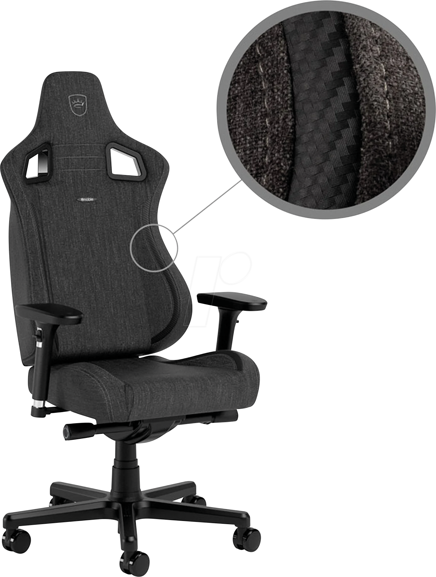 NBL-ECC-TX-ATC - noblechairs EPIC Compact TX Gaming Stuhl - anthrazit/carbon NBL-ECC-TX-ATC - noblechairs EPIC Compact TX Gaming Stuhl - anthrazit/carbon von NOBLECHAIRS