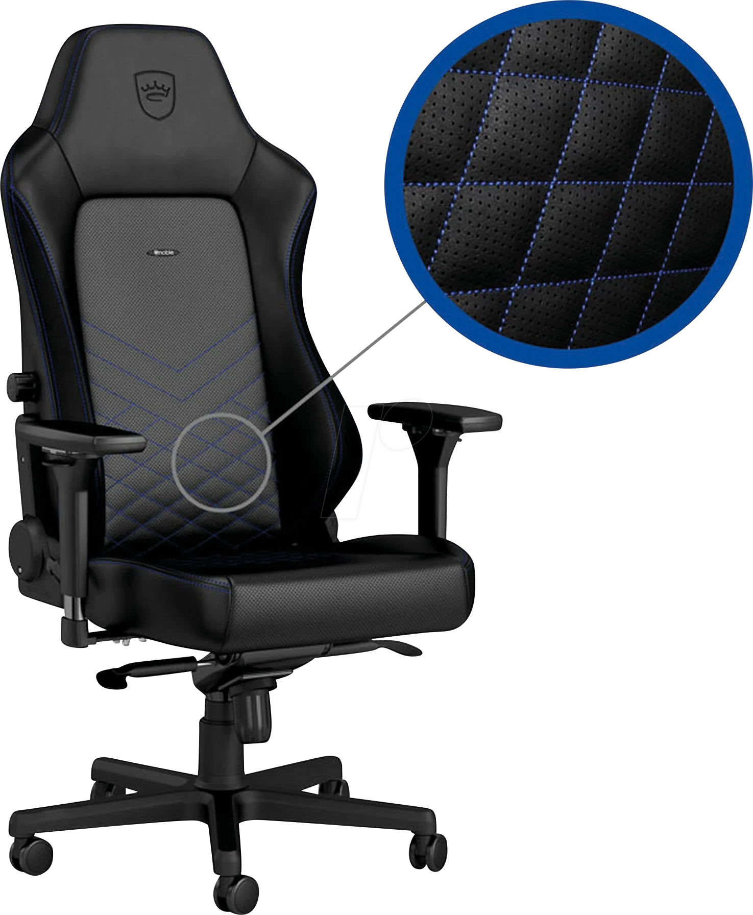 NBL-HRO-PU-BBL - noblechairs HERO Gaming Stuhl - schwarz/blau NBL-HRO-PU-BBL - noblechairs HERO Gaming Stuhl - schwarz/blau von NOBLECHAIRS