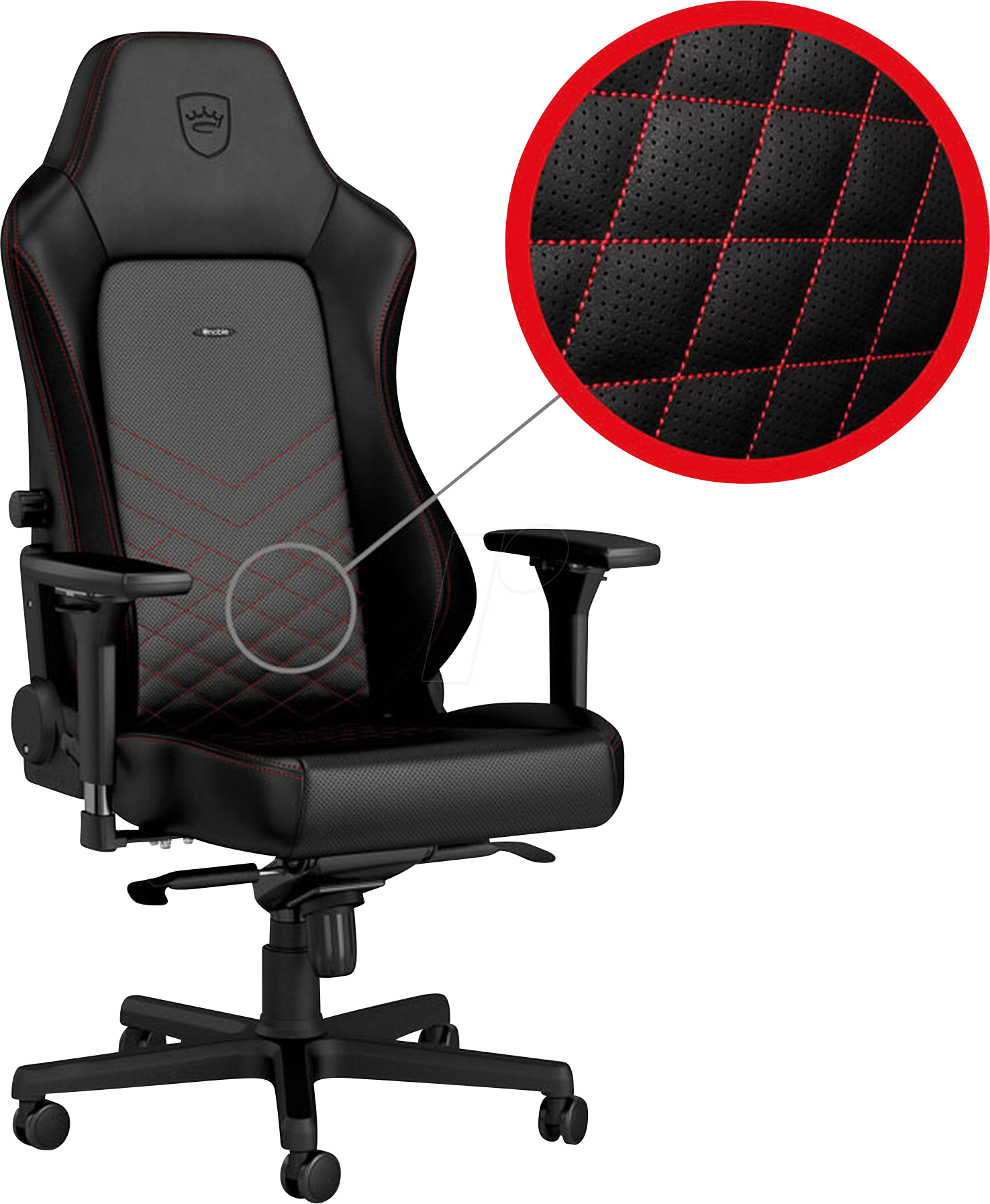 NBL-HRO-PU-BRD - noblechairs HERO Gaming Stuhl - schwarz/rot NBL-HRO-PU-BRD - noblechairs HERO Gaming Stuhl - schwarz/rot von NOBLECHAIRS