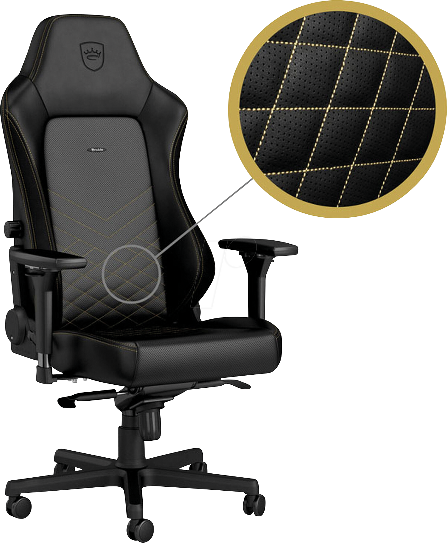 NBL-HRO-PU-GOL - noblechairs HERO Gaming Stuhl - schwarz/gold NBL-HRO-PU-GOL - noblechairs HERO Gaming Stuhl - schwarz/gold von NOBLECHAIRS