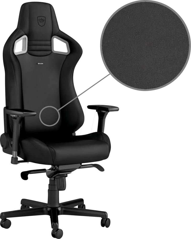 NBL-PU-BLA-004 - noblechairs EPIC Gaming Stuhl - Black Edition von NOBLECHAIRS