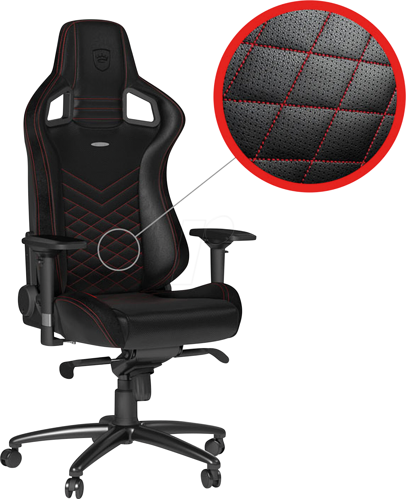 NBL-PU-RED-002 - noblechairs EPIC Gaming Stuhl - schwarz/rot NBL-PU-RED-002 - noblechairs EPIC Gaming Stuhl - schwarz/rot von NOBLECHAIRS