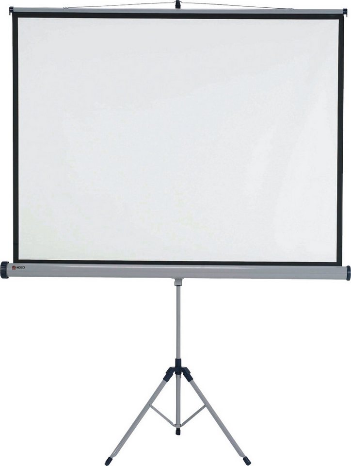 NOBO Stativ-Leinwand 150x113,8cm grau. Rolloleinwand NOBO Stativ-Leinwand 150x113,8cm grau. Rolloleinwand von NOBO