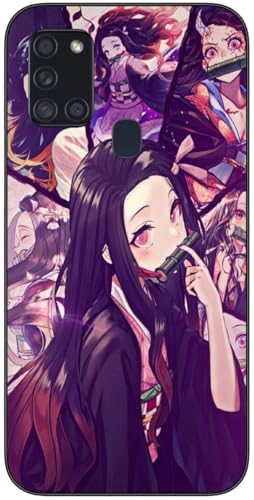 Kompatibel mit Samsung Galaxy A21S Hülle, Japan Anime Cute mit Nezuko 440 Poster, schlanke, stoßfeste TPU-Silikon-Schutzhülle von NOCARBGKY