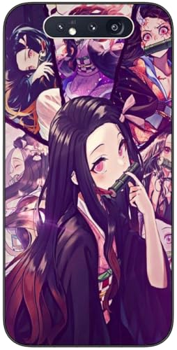 Kompatibel mit Samsung Galaxy A80 | A90 4G Hülle, Japan Anime Cute mit Nezuko 368 Poster, schlanke, stoßfeste TPU-Silikon-Schutzhülle von NOCARBGKY