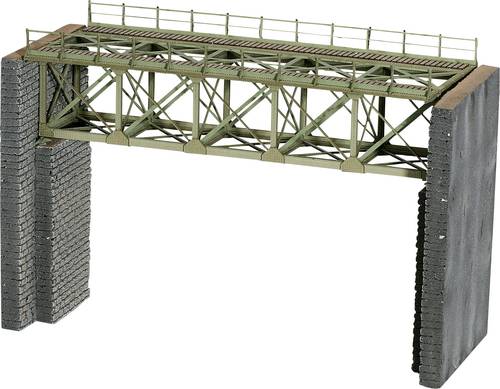 NOCH 0067010 H0 Stahlbrücke 1gleisig (L x B x H) 188 x 75 x 128mm von NOCH