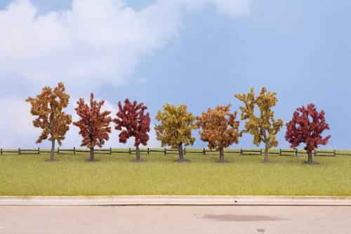 NOCH 25070 Baumpackung Herbstbäume 80 bis 100mm Herbst 7St. von NOCH