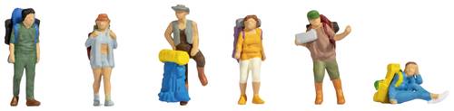 NOCH N Backpacker und Tramper Bemalt, Stehend, Sitzend NOCH N Backpacker und Tramper Bemalt, Stehend, Sitzend von NOCH