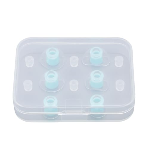 3 Paare in Ohrkopf -Kopfhörer -Tipps Silikon -Ohrhörer -Spitzen Ersatz für Beatx -Ohrhörer S M L 4 Mm Innenloch Silikonohrhörer -Ohrhörer -Spitzen (Seeblau) von NOENNULL