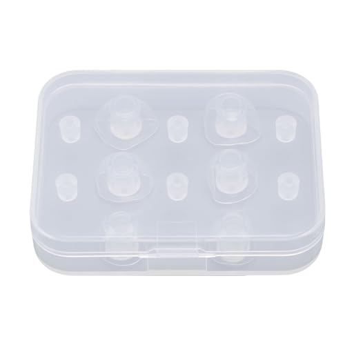 3 Paare in Ohrkopf -Kopfhörer -Tipps Silikon -Ohrhörer -Spitzen Ersatz für Beatx -Ohrhörer S M L 4 Mm Innenloch Silikonohrhörer -Ohrhörer -Spitzen (Transparent) von NOENNULL