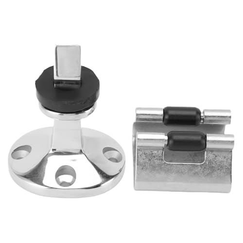 316 Edelstahl -Marine -Türstopper Fang und Halter, Poliertes Finish, Hochleistungsrollen -Design für Boote, Wohnmobile, Heimbedienung, Einfache Installation ohne Probleme von NOENNULL