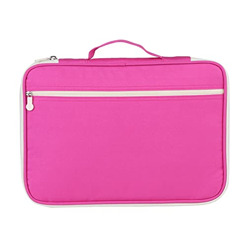 A4 Dokumenttasche Oxford Dokumenttasche mit Leichtgewicht Tragbarer Notebook -Hülle Reißverschluss Multi -Pocket -Organizer -Datei -Tasche Zum Tragen von Papierdateien von NOENNULL