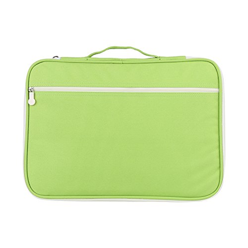 A4 Dokumenttasche Oxford Dokumenttasche mit Leichtgewicht Tragbarer Notebook -Hülle Reißverschluss Multi -Pocket -Organizer -Datei -Tasche Zum Tragen von Papierdateien von NOENNULL