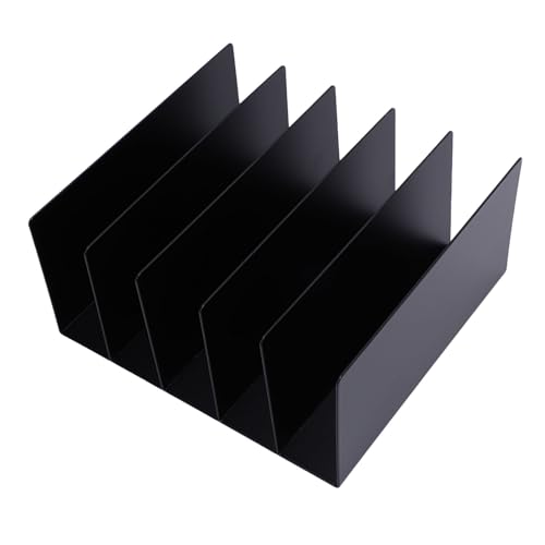 Desktop -Datei Sorter Organizer, Desktop -Datei Organizer 5 Kompartimente Eisen Integrierte Tragbare Datei Sortierer -Organisator für Mail, Ordner, Briefesschreiber -Organizer von NOENNULL