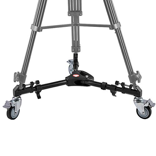 NOENNULL VX-600 Fotografie, robuste Stativ-Dolly-Räder, verstellbare Beinhalterungen, kompatibel mit DSLR-Kamera, Camcorder, Foto, Video, NOENNULL7egf38cbad von NOENNULL