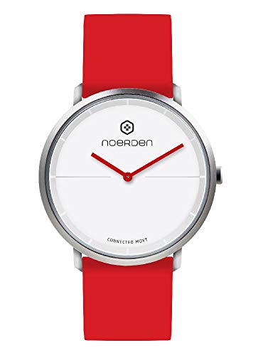 NOERDEN LIFE2 – Rot - Silikon – Hybride Smart Watch – 38 mm von NOERDEN