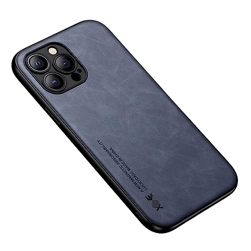 NOGRAX iPhone 13 Pro Hülle Leder Hülle für iPhone 14 13 12 11 Pro Max Mini Xr Xs X 8 7 Plus SE 14Pro Cover für iPhone 14 Pro, Peak Blue NOGRAX iPhone 13 Pro Hülle Leder Hülle für iPhone 14 13 12 11 Pro Max Mini Xr Xs X 8 7 Plus SE 14Pro Cover für iPhone 14 Pro, Peak Blue von NOGRAX