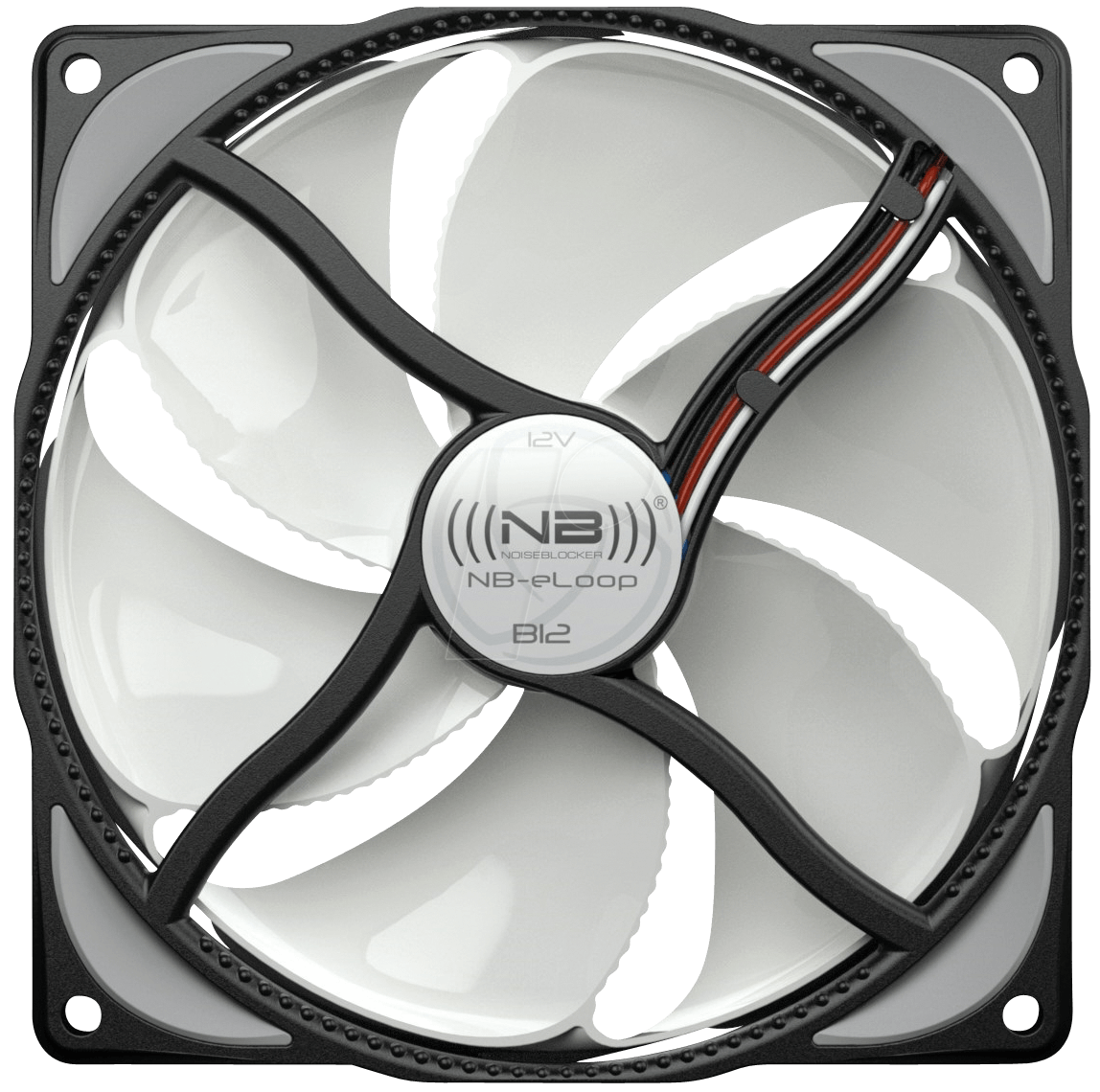 NOISEBLOCK B12PS - Noiseblocker NB-eLoop Fan B12-PS, 120 mm von NOISEBLOCKER