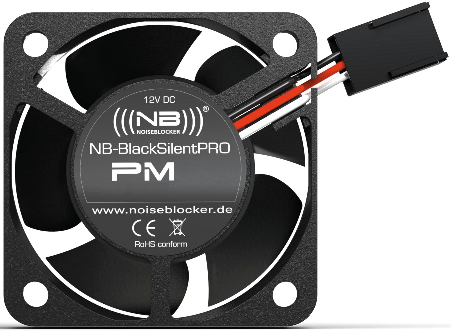 NOISEBLOCK PM1 - Noiseblocker BlackSilent Pro Fan PM1, 40 mm von NOISEBLOCKER