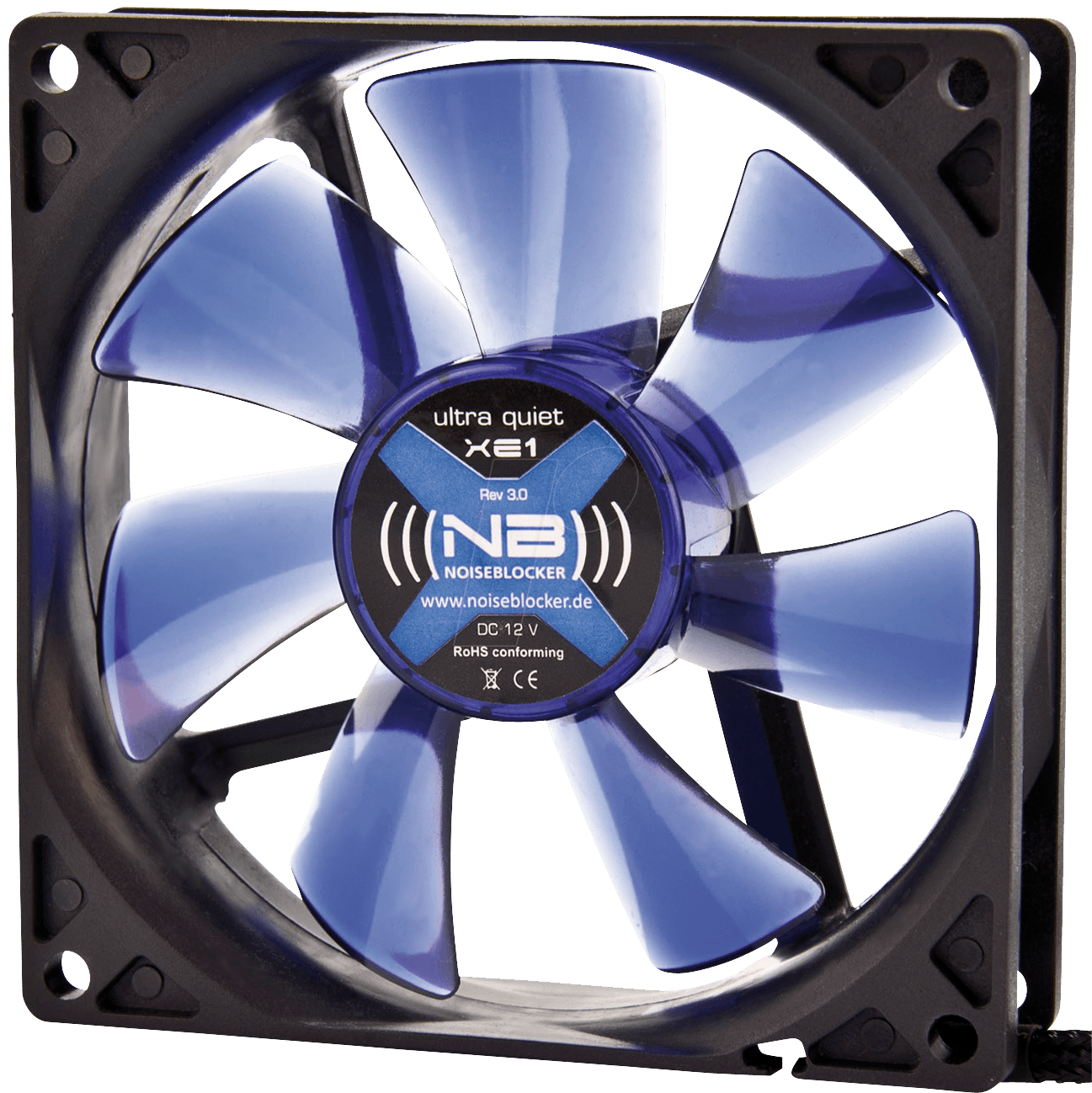 NOISEBLOCK XE1 - Noiseblocker BlackSilent Fan XE1, 92 mm von NOISEBLOCKER