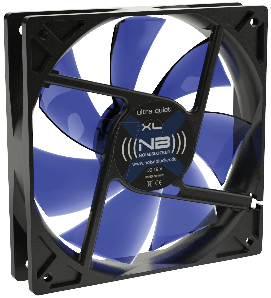 NOISEBLOCK XL-P - Noiseblocker BlackSilent Fan XL-P PWM, 120 mm von NOISEBLOCKER