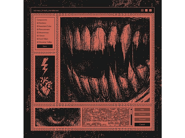 RED MESS - HI-TECH STARVATION (DIGIPAK) (CD) von NOISOLUTIO