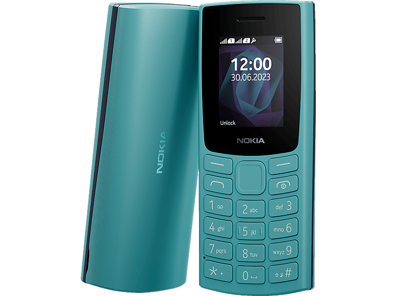 NOKIA 105 2023 Mobiltelefon, Cyan von NOKIA