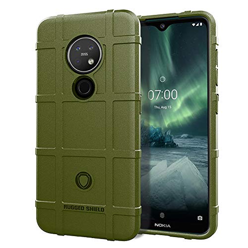 NOKOER Hülle für Nokia 6.2/Nokia 7.2, TPU Case [Heavy Duty] Anti-Fall Handyhülle [rutschfest] [Stoßfest] [Anti Fingerabdruck] Phone Case - Grün von CHICHL