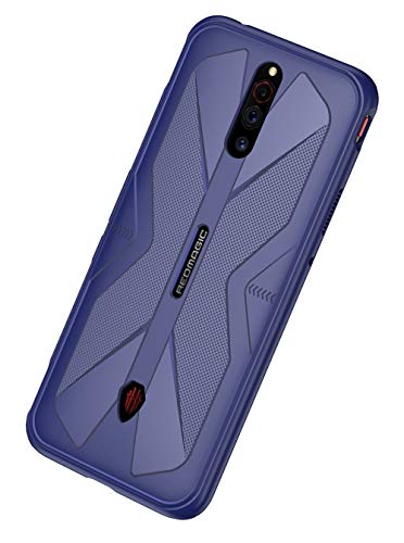 NOKOER Hülle für Nubia Red Magic 5G/5S, TPU-Material Weich Ultradünn Case, Slim Fit Wärmeableitung Handyhülle [Abriebfest] [rutschfest] - Dunkelblau von NOKOER