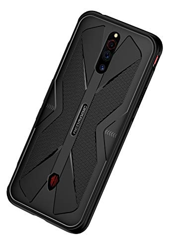 NOKOER Hülle für Nubia Red Magic 5G/5S, TPU-Material Weich Ultradünn Case, Slim Fit Wärmeableitung Handyhülle [Abriebfest] [rutschfest] - Schwarz von NOKOER