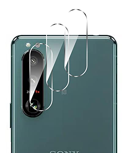 NOKOER Kamera Glas Schutzfolie Kompatibel für Sony Xperia 5 III, [3 Stück] Ultradünnes Gehärtetes 2.5D Kamera Schutzglas, 360 Grad Schutzkamera- Transparent von NOKOER