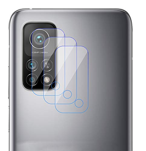 NOKOER Kamera Glas Schutzfolie Kompatibel für Xiaomi Mi 10T/10T Pro, [3 Stück] Ultradünnes Gehärtetes 2.5D Kamera Schutzglas, 360 Grad Schutzkamera- Transparent von NOKOER
