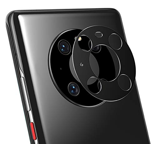 NOKOER Kamera Linse Schutz für Huawei Mate 40 Pro, [2 Pack] Kamera Schutzring, Hochwertiges Metallmaterial [Anti-Kratzen] 360 Grad Schutz Kamera Linse - Schwarz von NOKOER