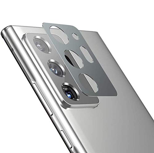 NOKOER Kamera Linse Schutz für Samsung Galaxy Note 20 Ultra, [2 Pack] Kamera Schutzring, Hochwertiges Metallmaterial [Anti-Kratzen] 360 Grad Schutz Kamera Linse - Grau von NOKOER