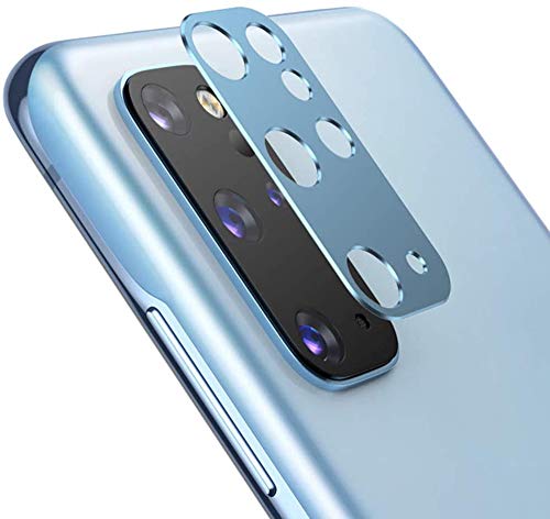 NOKOER Kamera Linse Schutz für Samsung Galaxy S20 Plus, [2 Pack] Kamera Schutzring, Hochwertiges Metallmaterial [Anti-Kratzen] 360 Grad Schutz Kamera Linse - Blau von NOKOER