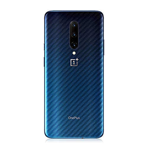 NOKOER Schutzfolie Rückseite Folie für OnePlus 7 Pro, [3 Stück] 0.05mm Ultradünn Carbon Muster Rückseite Folie, Kratzfest Anti Fingerabdruck rutschfest von NOKOER