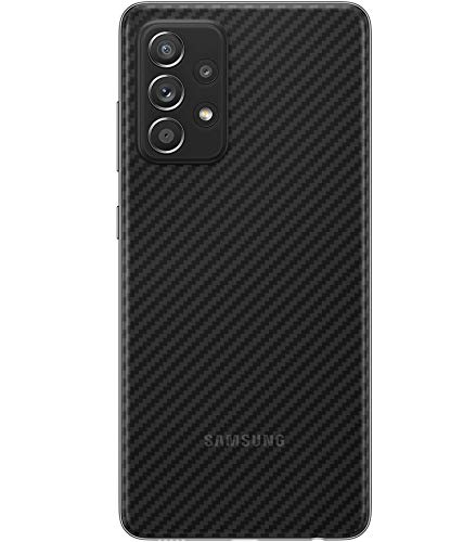 NOKOER Schutzfolie Rückseite Folie für Samsung Galaxy A52, [4 Stück] 0.1mm Ultradünn Carbon Muster Rückseite Folie, Kratzfest Anti Fingerabdruck rutschfest von NOKOER