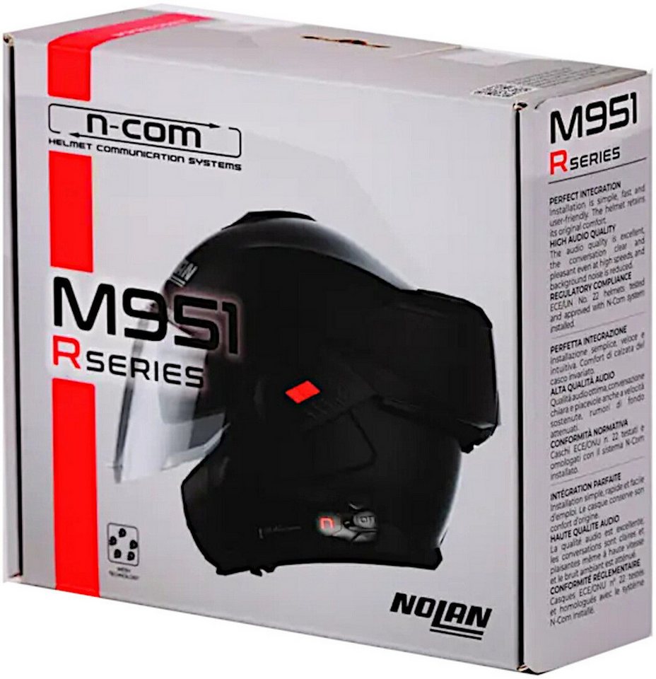 NOLAN N-Com M951 R Bluetooth Kommunikationssystem Einzelset Headset (Bluetooth) von NOLAN