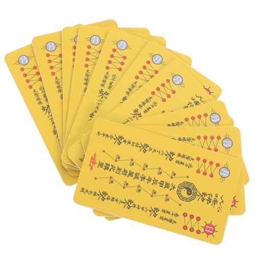 NOLITOY 10 Stück Chinesische Feng Shui Taisui Amulettkarte 2024 Taisui Karten Buddhistische Amulettkarte Zum Schutz Sicher Glück Glück Reichtum Gesundheit Frieden von NOLITOY