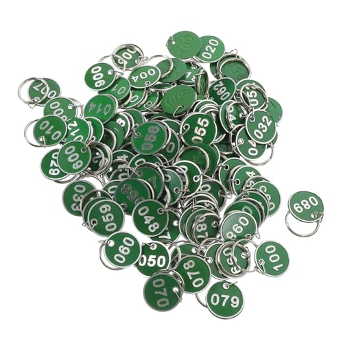 NOLITOY 100 Stück Digitale Hand Schlüsselnummernschild Schlüsselanhänger Mit Zahlen Identifikator Schlüsselzeichen Farbig Zahl Schlüsselanhänger Aluminiumlegierung Green NOLITOY 100 Stück Digitale Hand Schlüsselnummernschild Schlüsselanhänger Mit Zahlen Identifikator Schlüsselzeichen Farbig Zahl Schlüsselanhänger Aluminiumlegierung Green von NOLITOY