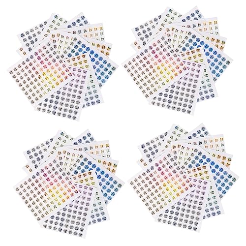NOLITOY 1600 Stück PASS-Tag Farbe Etikett Tags testen passieren farbiger Aufkleber prüfen Prüfplakette Aufkleber zur Qualitätsprüfung bestanden Lagergeprüfte Aufkleber PVC selbstklebend von NOLITOY