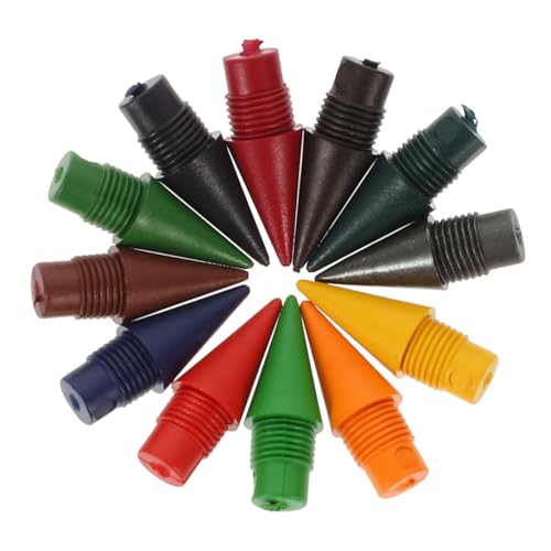 NOLITOY 48 Stück Buntstiftspitzen Bleistift Nachfüllung Bleistift Ersatzspitze Bleistift Unendliche Bleistiftspitzen Farbe Ewige Nachfüllungen Ewige Bleistiftspitzen von NOLITOY