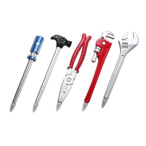 NOLITOY 5 Stück Hardware-Tool-Stift Handwerkzeugstifte bunt Werkzeugförmige Stifte Mechaniker kugelschreiber schreibutensilien stylofon Stifte zum Schreiben Kreative Schreibstifte Abs NOLITOY 5 Stück Hardware-Tool-Stift Handwerkzeugstifte bunt Werkzeugförmige Stifte Mechaniker kugelschreiber schreibutensilien stylofon Stifte zum Schreiben Kreative Schreibstifte Abs von NOLITOY