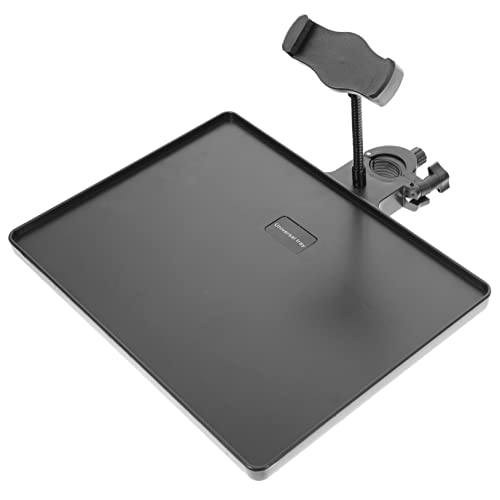 NOLITOY Handy-Live-Übertragungsstand Standfach Halterung für Mikrofonständer Mikrofonhalterablage Telefonhalter Mikrofonständer Tablett Mikrofon Soundkartenfach Bürotabletts Metall Schwarz NOLITOY Handy-Live-Übertragungsstand Standfach Halterung für Mikrofonständer Mikrofonhalterablage Telefonhalter Mikrofonständer Tablett Mikrofon Soundkartenfach Bürotabletts Metall Schwarz von NOLITOY
